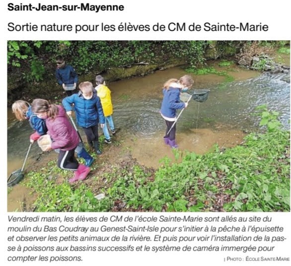 OF du 09/06/2021 - Sortie nature à St Jean sur Mayenne